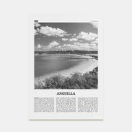 Anguilla Travel B&W Poster