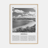 Anguilla Travel B&W Poster