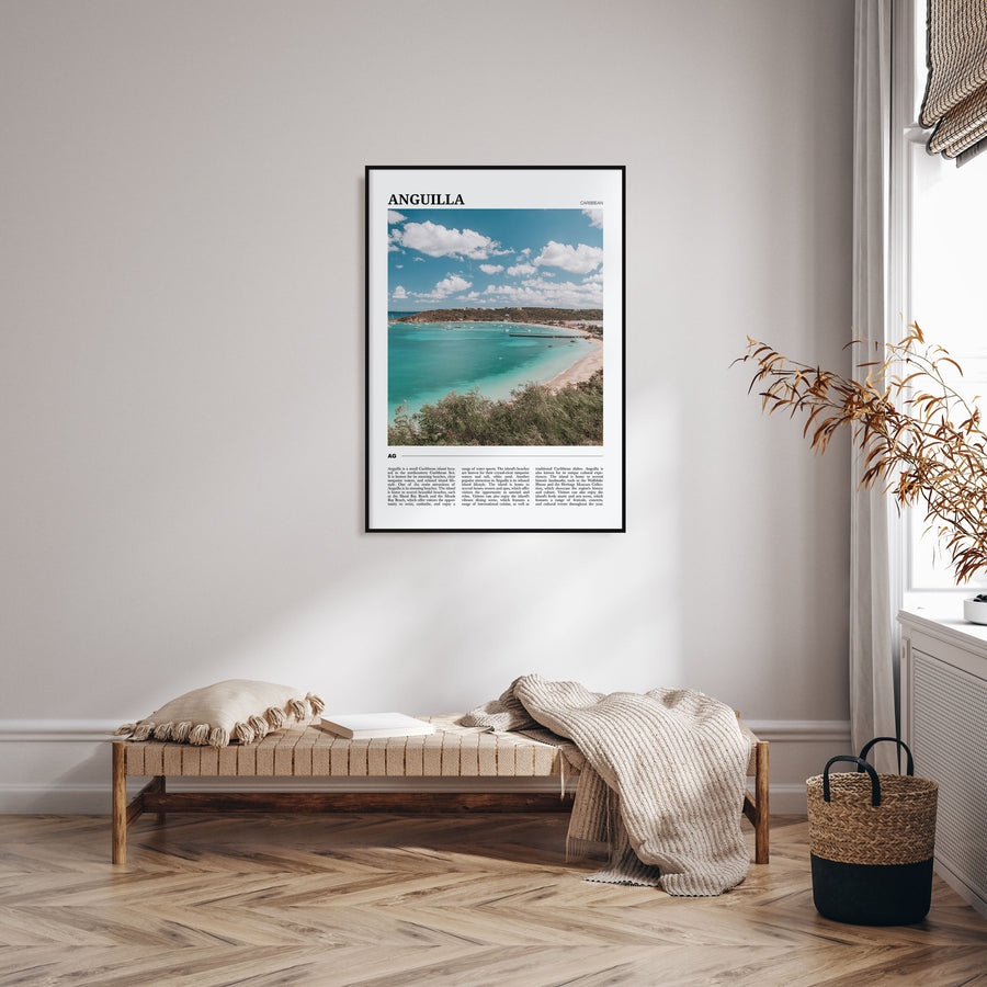 Anguilla Travel Color Poster