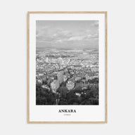 Ankara Portrait B&W Poster