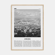 Ankara Travel B&W Poster