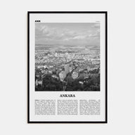 Ankara Travel B&W Poster