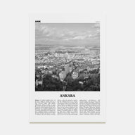 Ankara Travel B&W Poster
