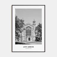Ann Arbor Portrait B&W No 1 Poster