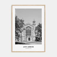 Ann Arbor Portrait B&W No 1 Poster