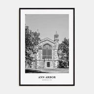 Ann Arbor Portrait B&W No 1 Poster