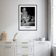 Ann Arbor Portrait B&W No 2 Poster