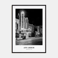 Ann Arbor Portrait B&W No 2 Poster