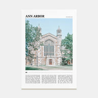 Ann Arbor Travel Color Poster