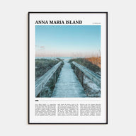 Anna Maria Island Travel Color Poster