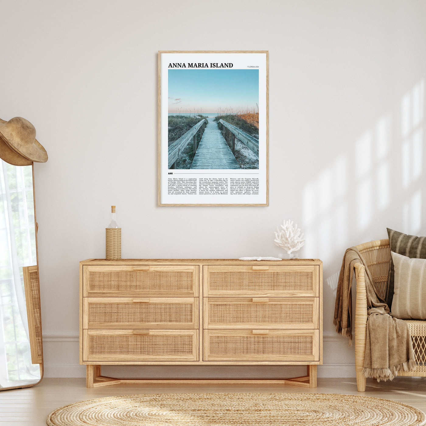 Anna Maria Island Travel Color Poster
