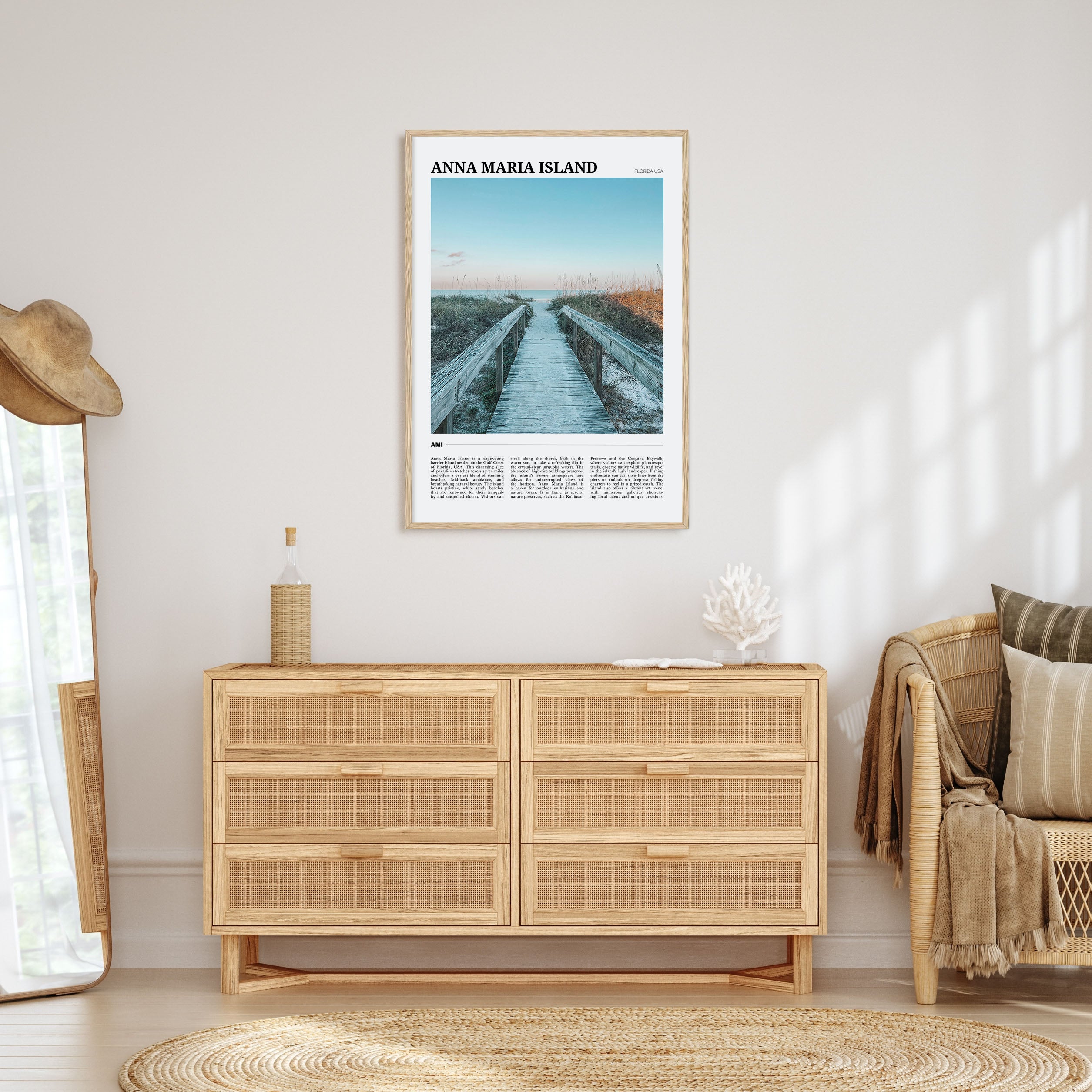 Anna Maria Island Travel Color Poster