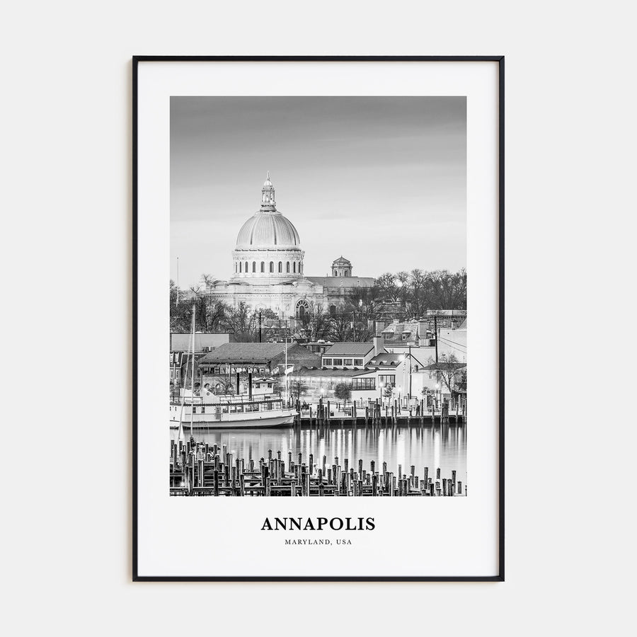 Annapolis Portrait B&W No 1 Poster
