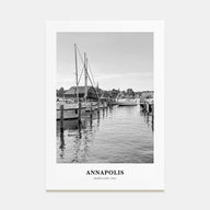 Annapolis Portrait B&W No 2 Poster