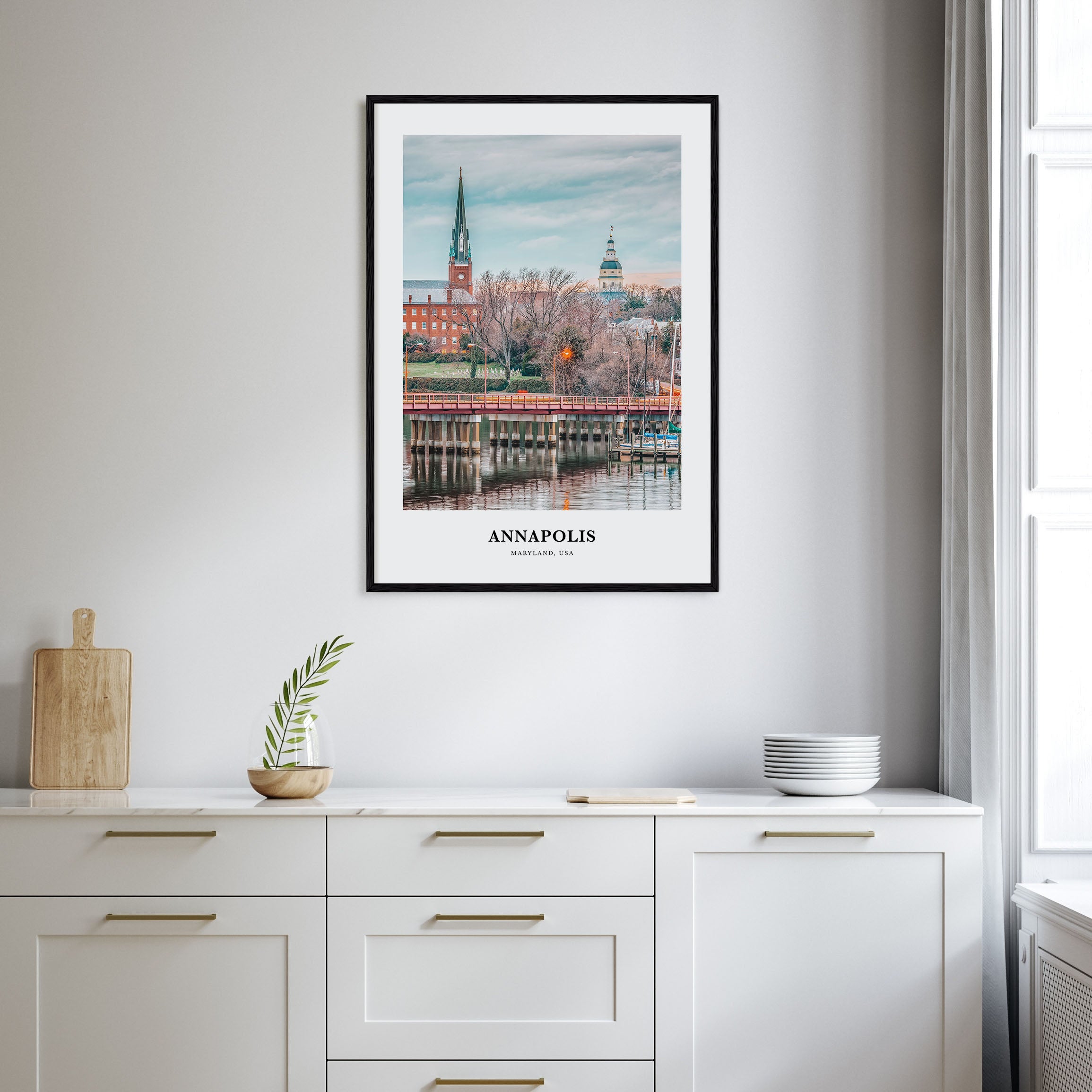 Annapolis Portrait Color Poster