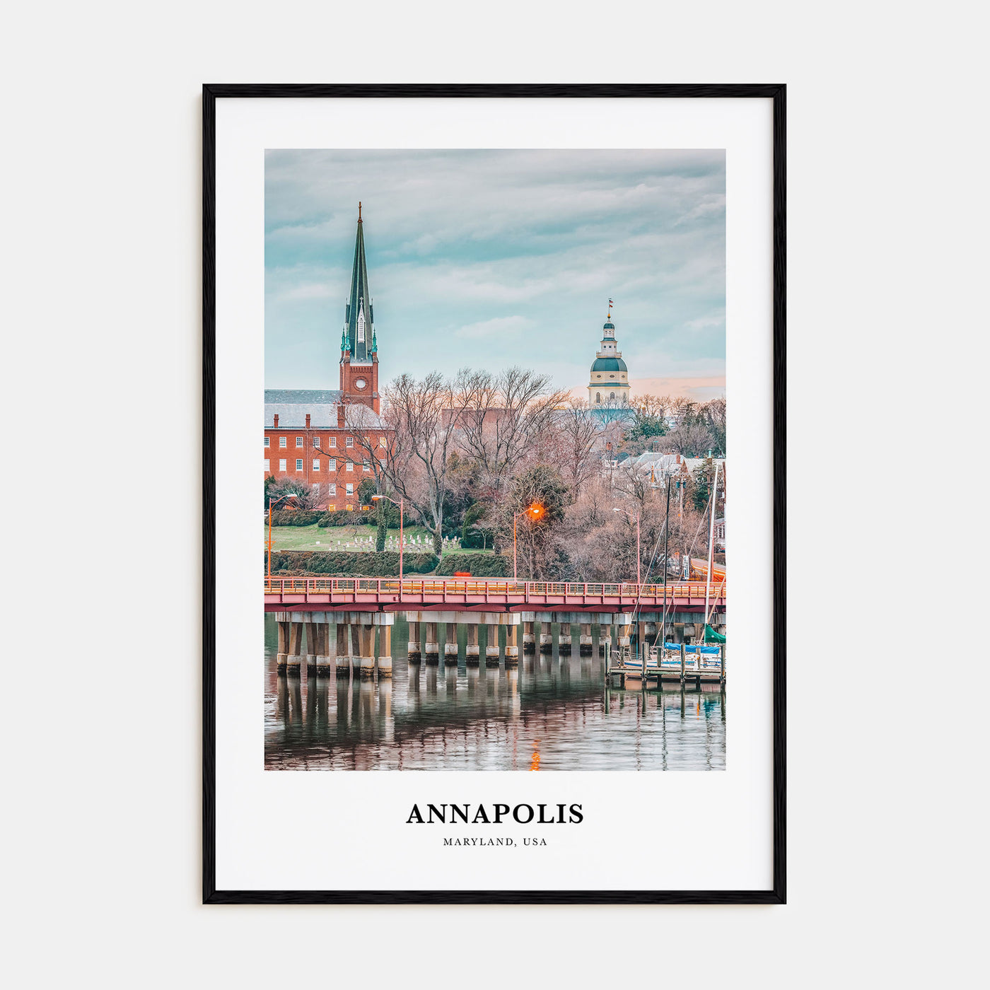Annapolis Portrait Color Poster
