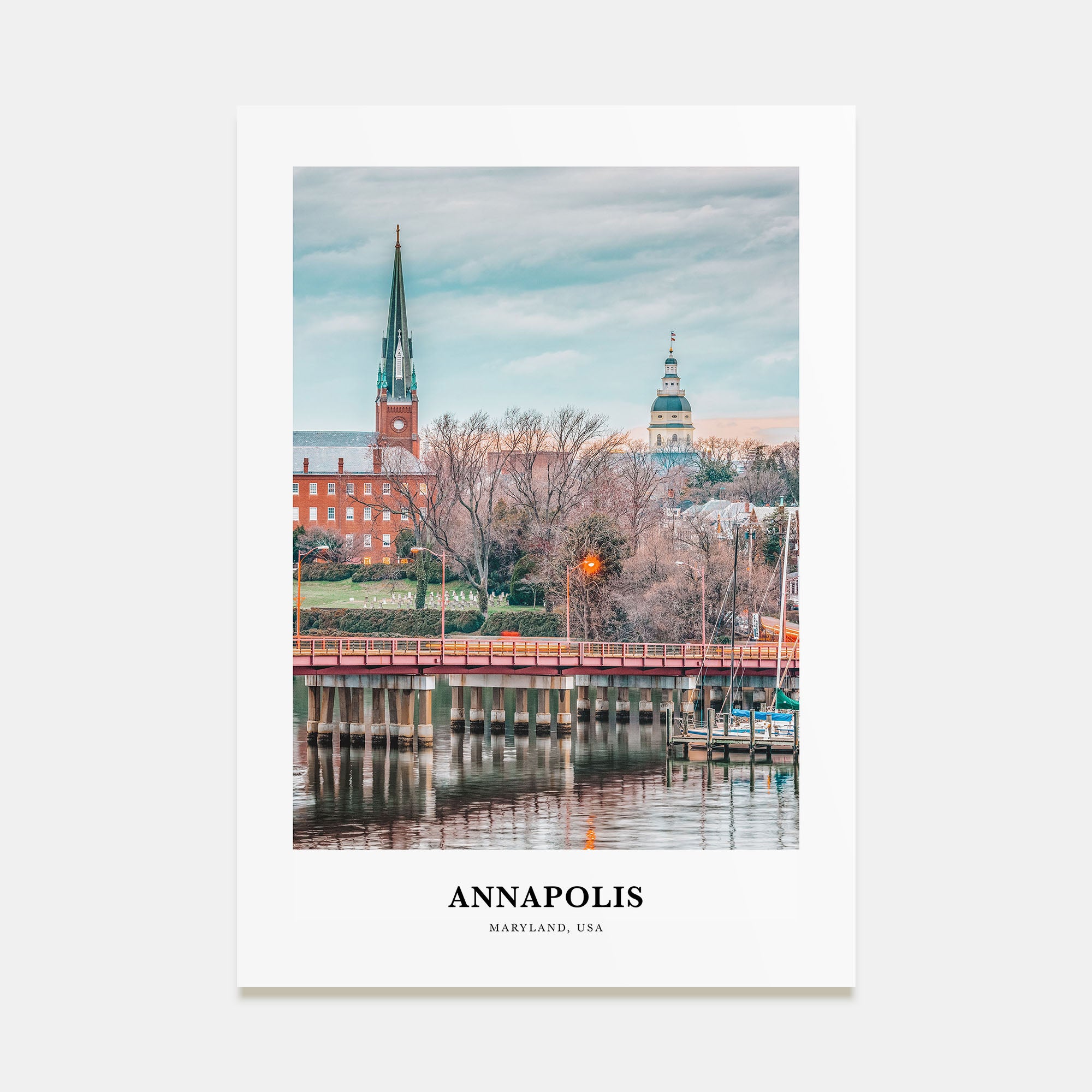 Annapolis Portrait Color Poster