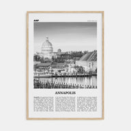 Annapolis Travel B&W No 2 Poster