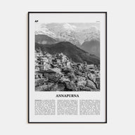 Annapurna Travel B&W Poster