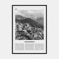 Annapurna Travel B&W Poster
