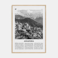 Annapurna Travel B&W Poster