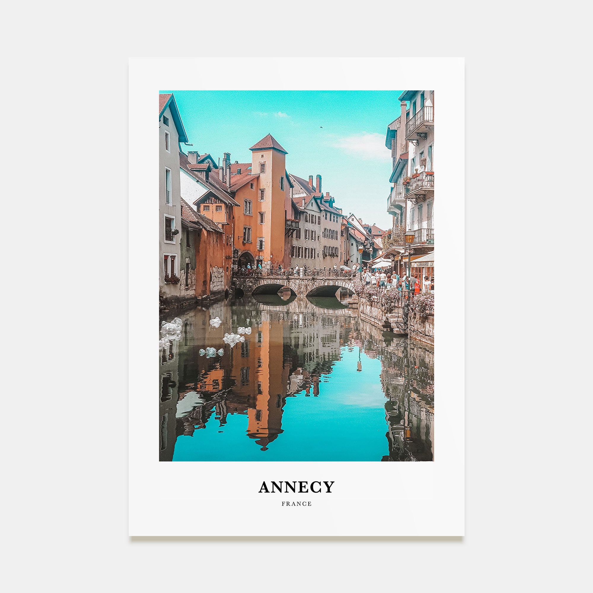 Annecy Portrait Color Poster