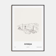 Antalya Drawn Poster