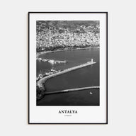 Antalya Portrait B&W Poster
