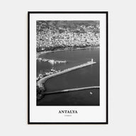 Antalya Portrait B&W Poster