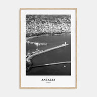 Antalya Portrait B&W Poster