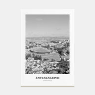 Antananarivo Portrait B&W Poster