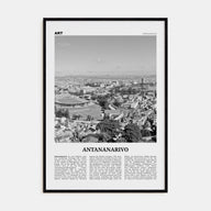 Antananarivo Travel B&W Poster