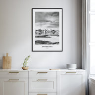 Antarctica Portrait B&W Poster