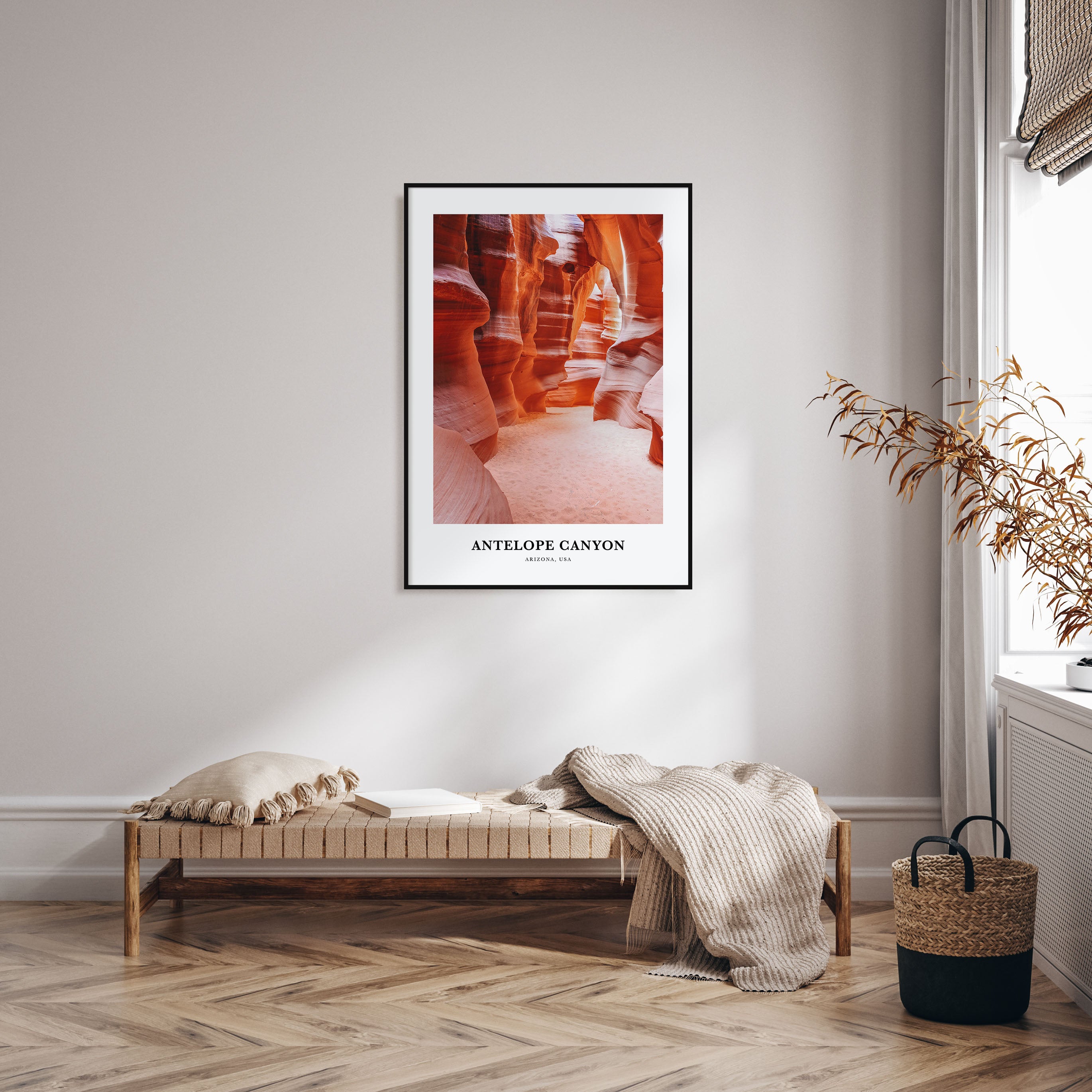 Antelope Canyon Portrait Color Poster