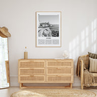 Antibes Travel B&W Poster