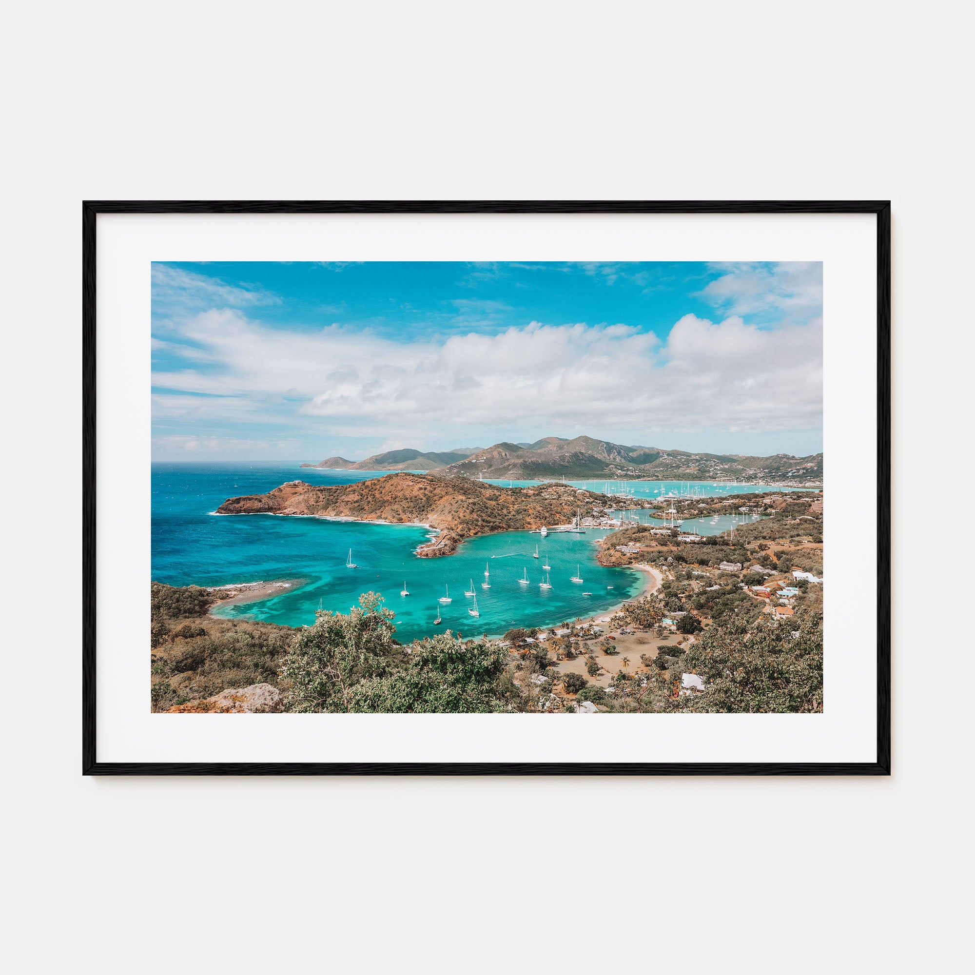 Antigua and Barbuda Landscape Color Poster