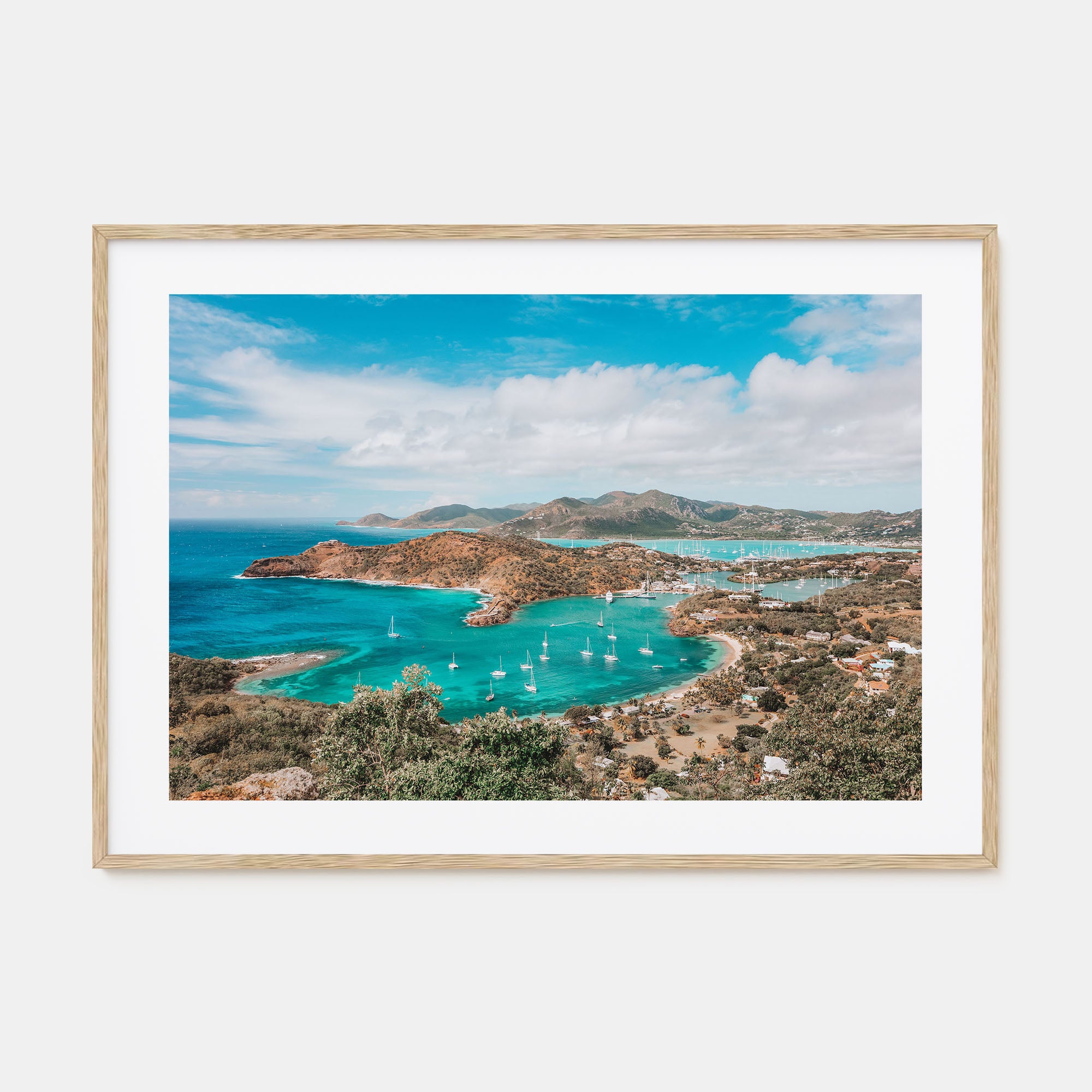 Antigua and Barbuda Landscape Color Poster