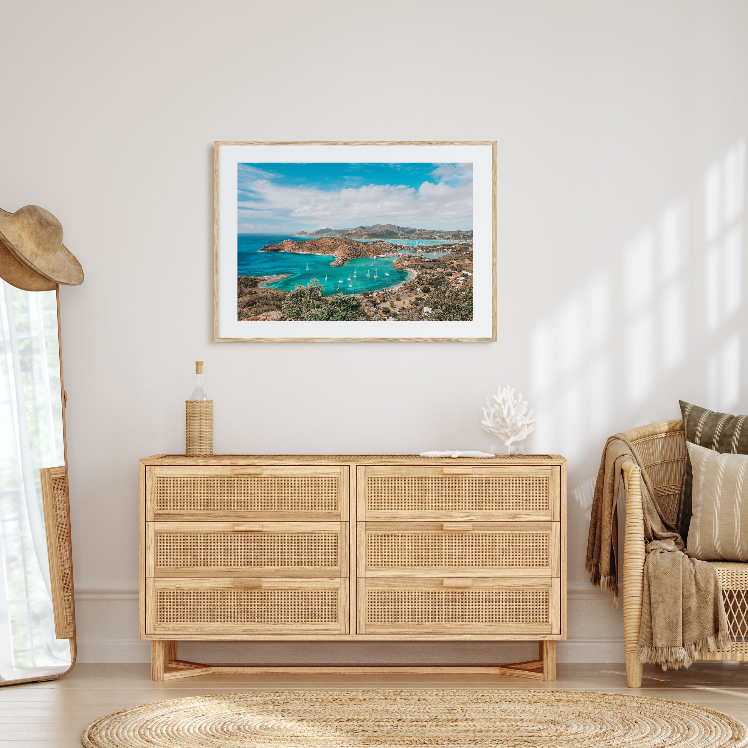 Antigua and Barbuda Landscape Color Poster
