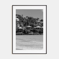 Antigua and Barbuda Photo B&W Poster