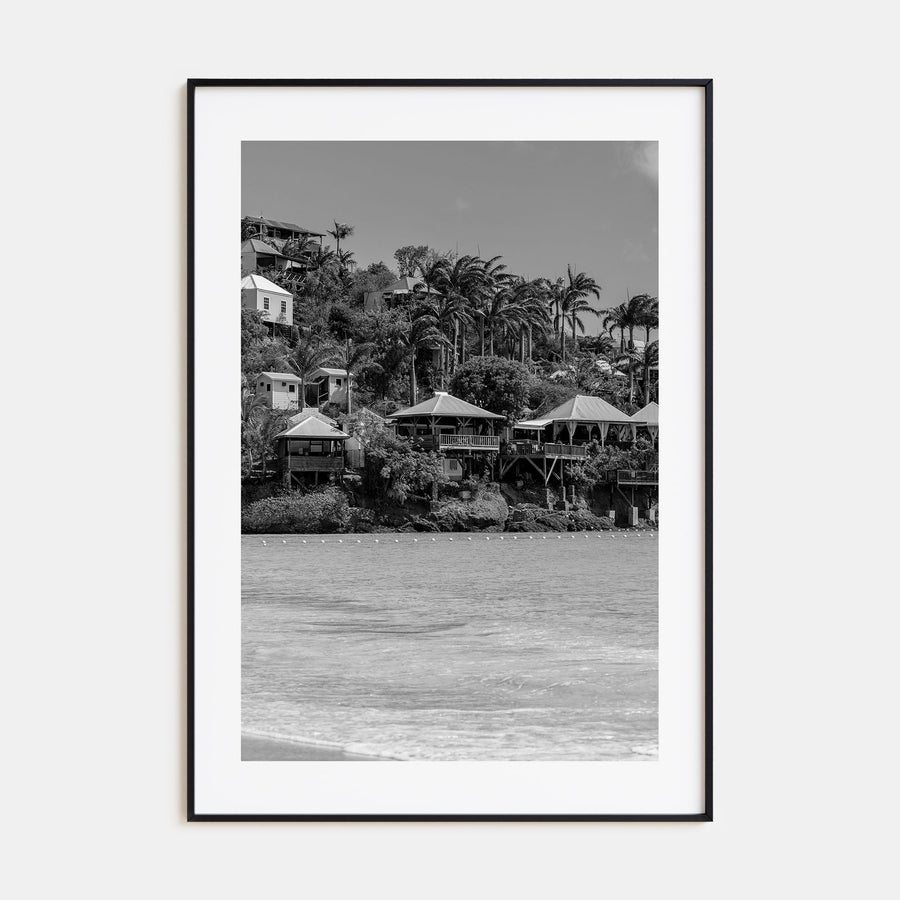 Antigua and Barbuda Photo B&W Poster