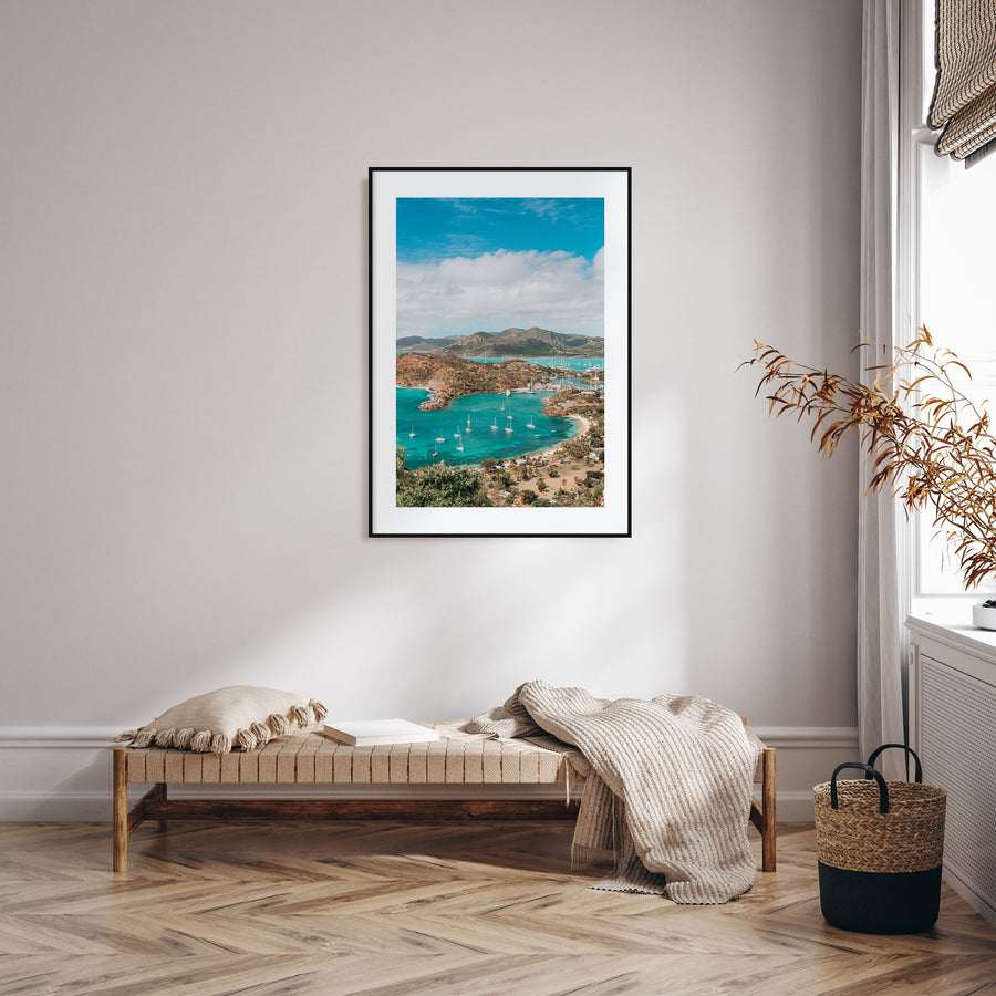 Antigua and Barbuda Photo Color Poster