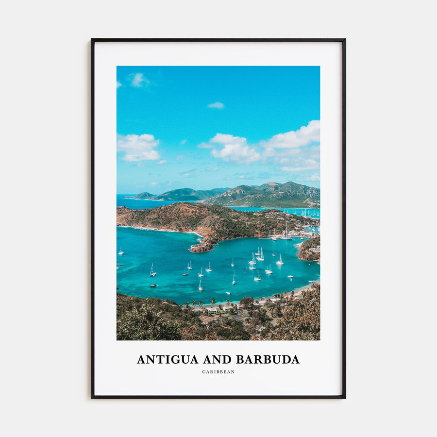 Antigua and Barbuda Portrait Color Poster