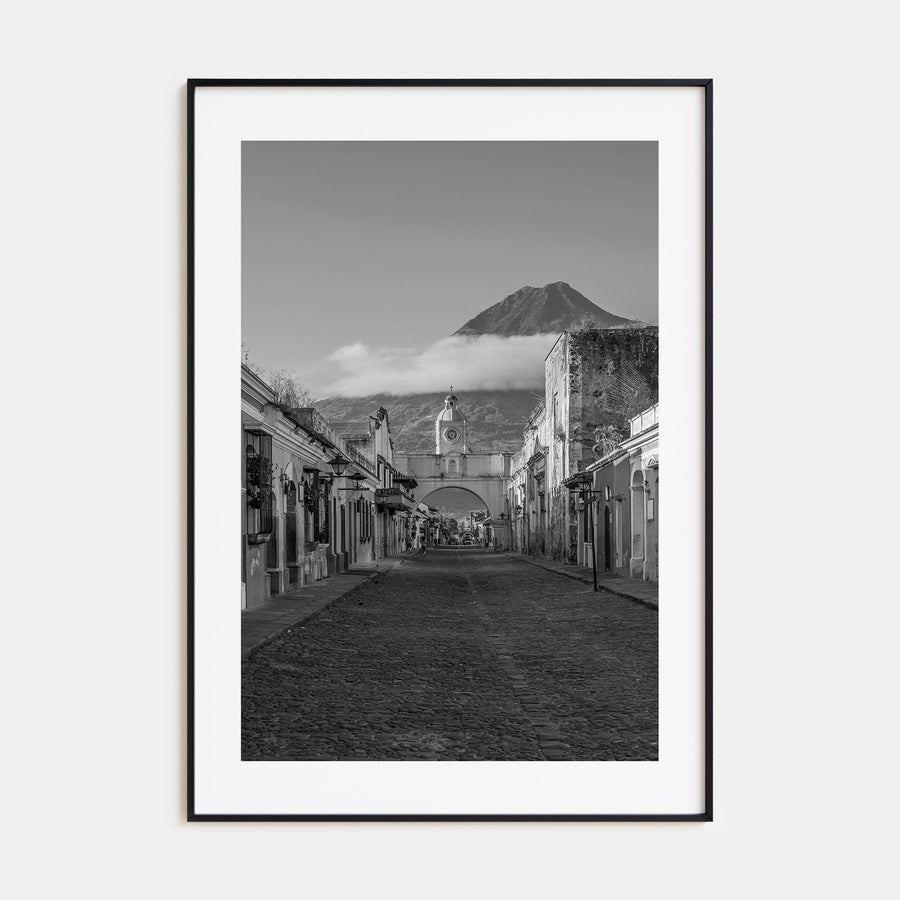 Antigua Guatemala Photo B&W No 1 Poster
