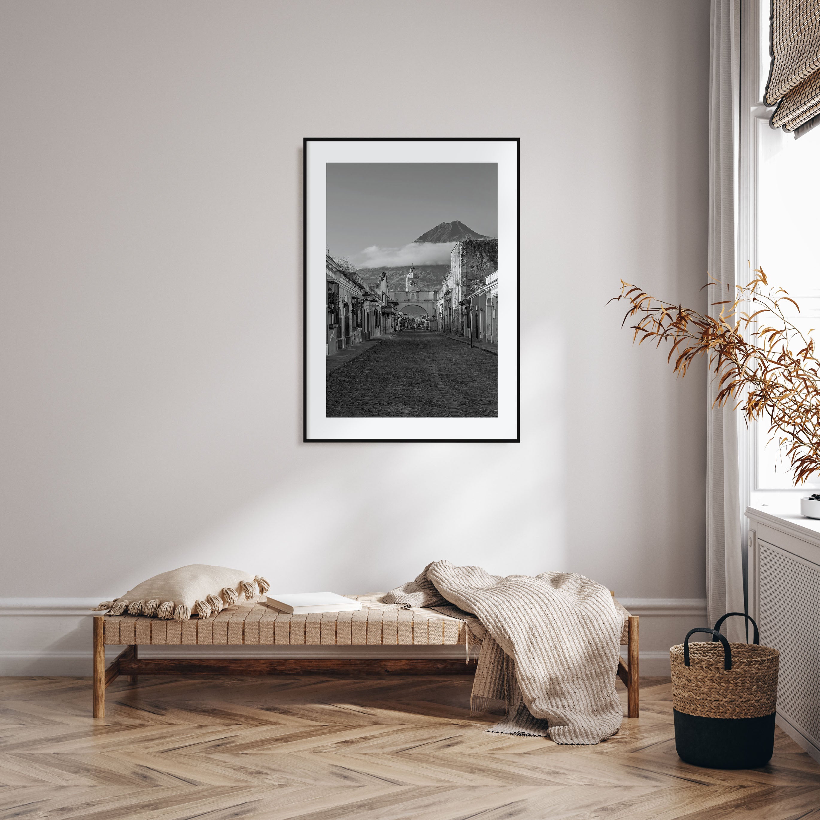 Antigua Guatemala Photo B&W No 1 Poster