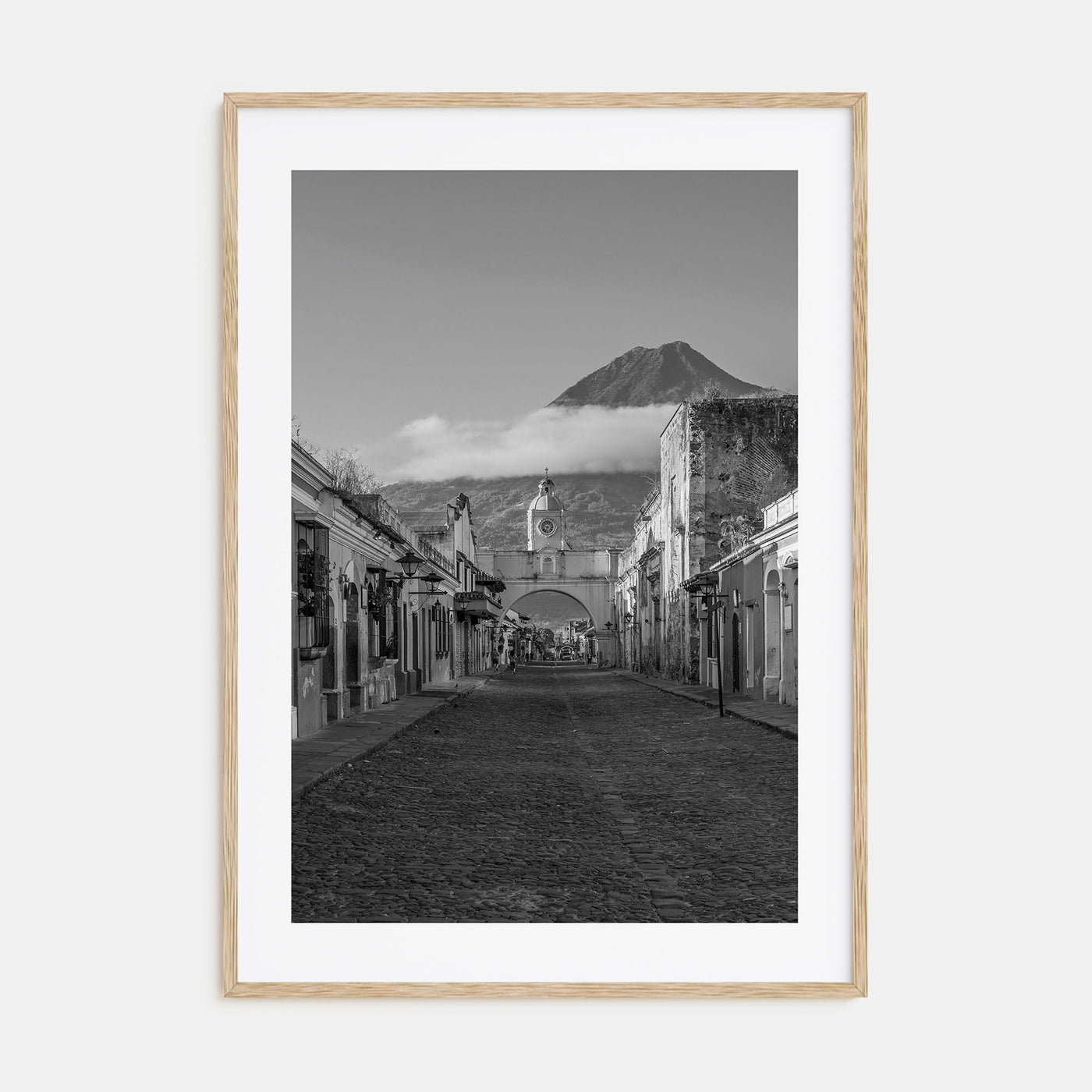 Antigua Guatemala Photo B&W No 1 Poster