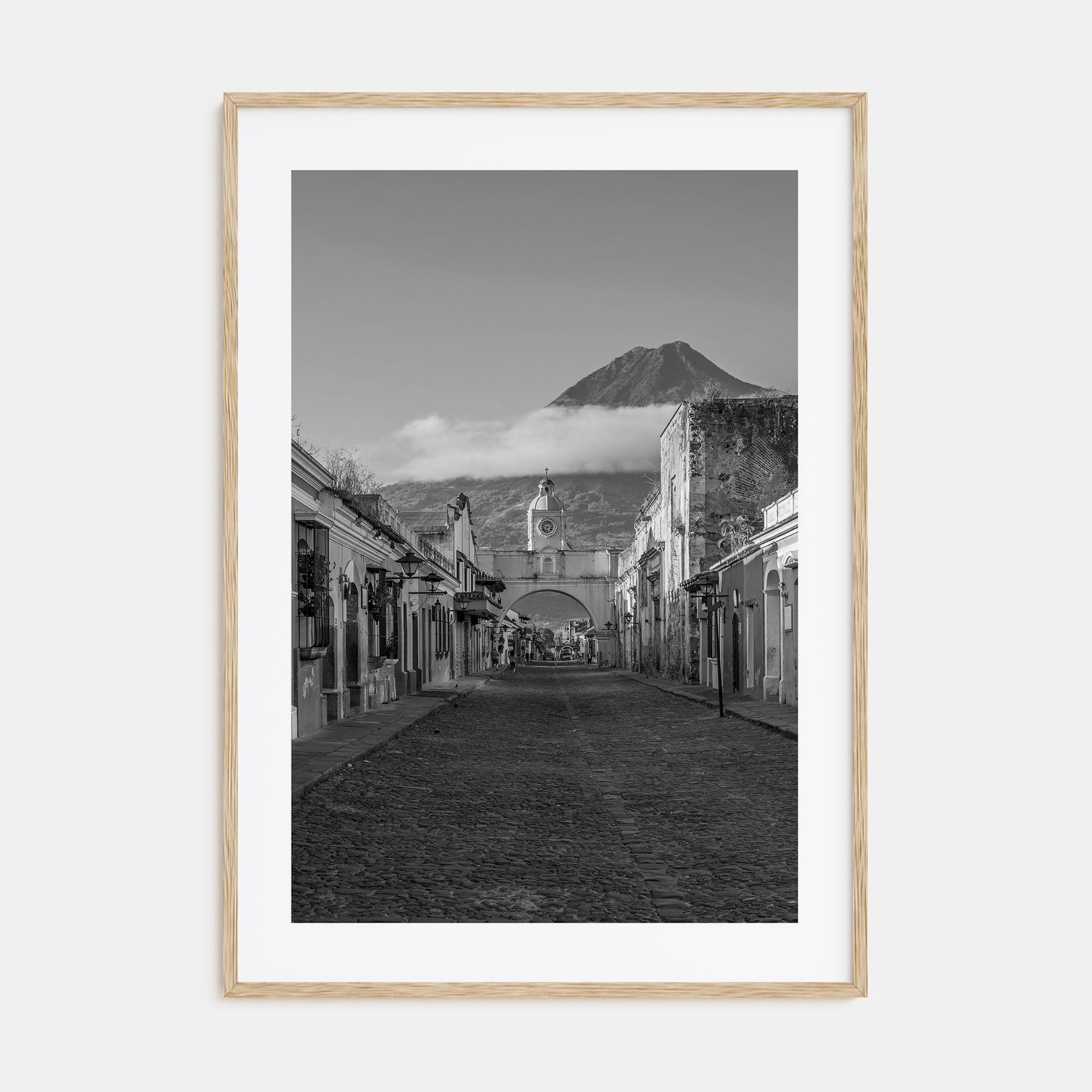 Antigua Guatemala Photo B&W No 1 Poster