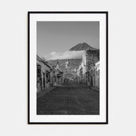 Antigua Guatemala Photo B&W No 1 Poster