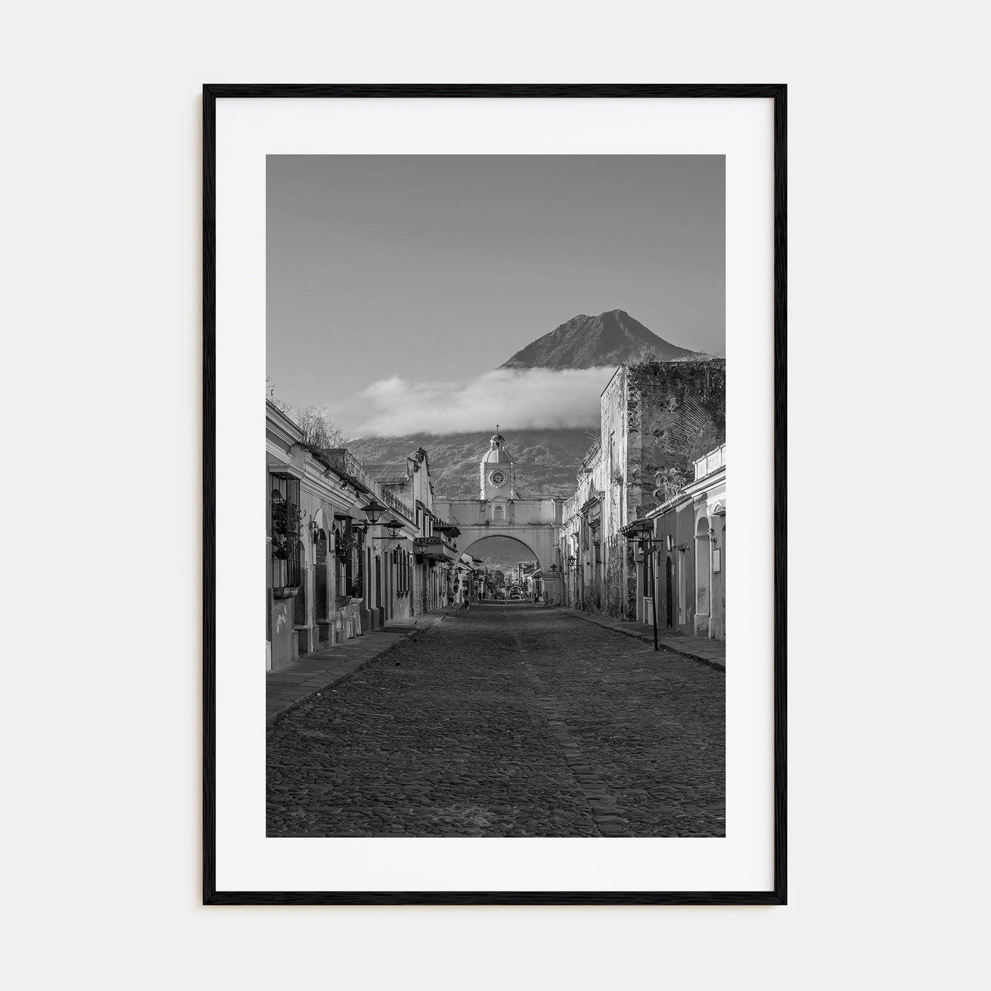 Antigua Guatemala Photo B&W No 1 Poster