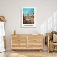 Antigua Guatemala Portrait Color Poster