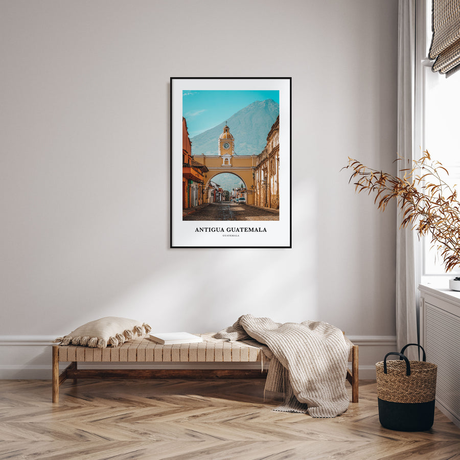 Antigua Guatemala Portrait Color Poster